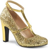 Pleaser Hoge hakken -44 Shoes- QUEEN-01 US 13 Goudkleurig