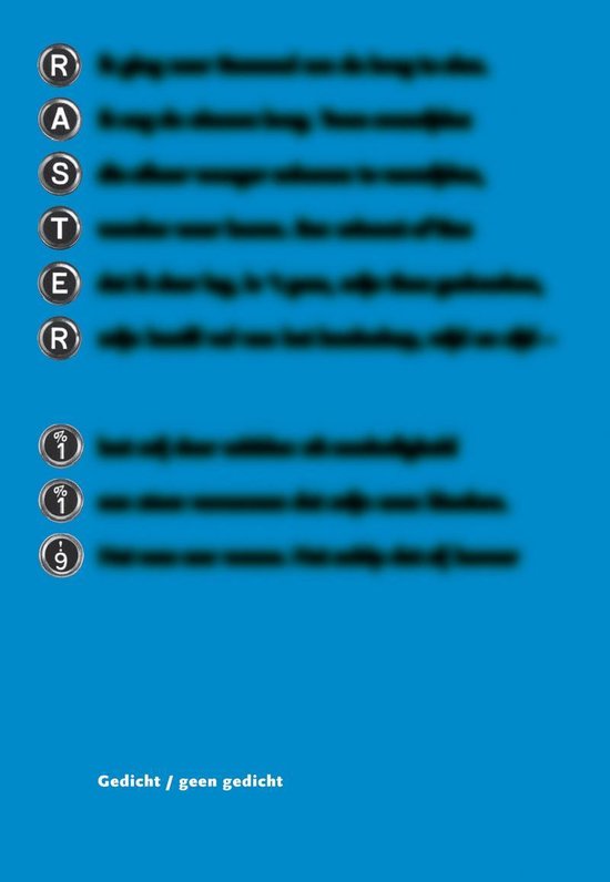 Cover van het boek 'Gedicht. Geen gedicht'