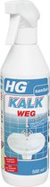HG kalkweg schuimspray - 500ml - Effectieve kalkverwijderaar - Geschikt voor sanitair