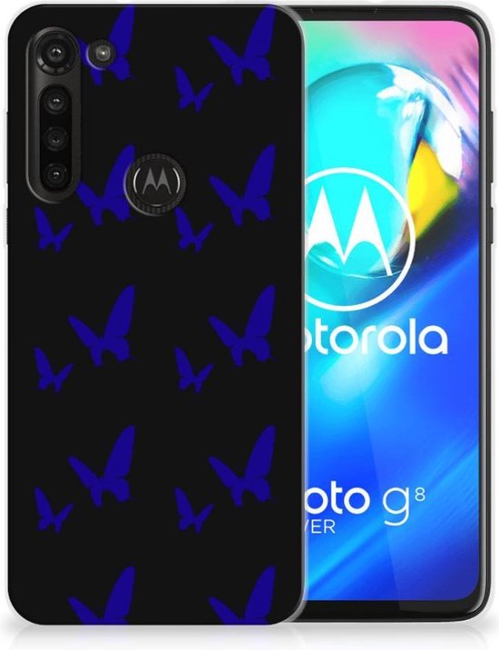 bol.com | Telefoonhoesje Motorola Moto G8 Power TPU Silicone Hoesje Vlinder  Patroon