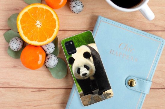 Coque pour Samsung Galaxy A31 TPU Bumper Silicone Étui Housse Panda