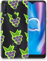 TPU Bumper Alcatel 1S (2020) Smartphone Hoesje Doorzichtig Druiven