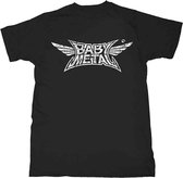 Babymetal Heren Tshirt -S- Logo Zwart