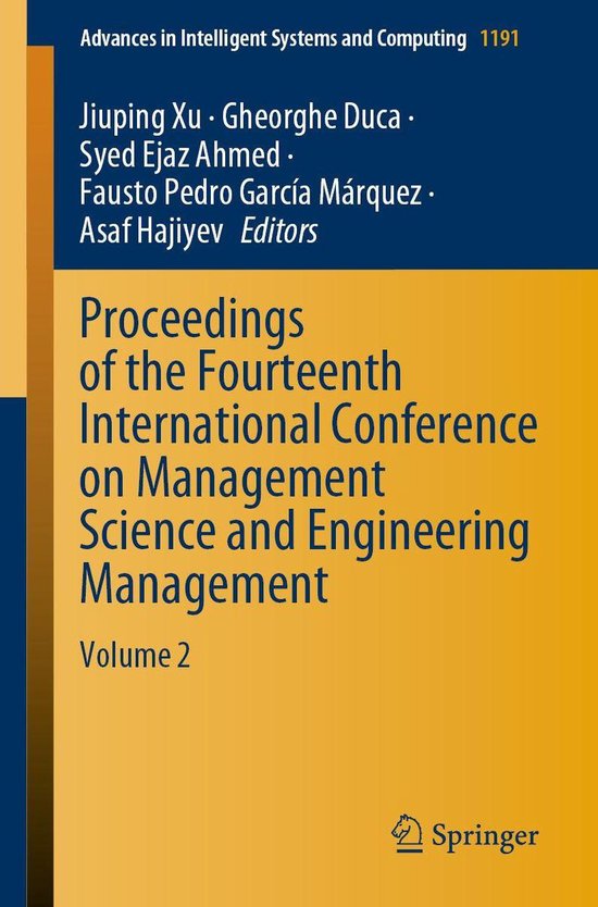 Springer Nature Proceedings excluding Computer Science - Pro ... - cover