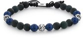 Rebel & Rose Silverbead Mix Mad Panther Blues - 8mm RR-8S011-S
