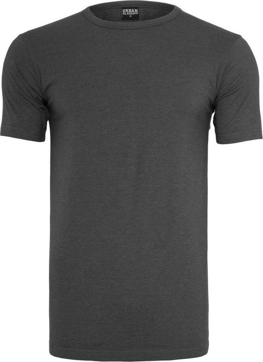 Urban Classics Fitted Stretch Heren T-shirt 2XL Zwart