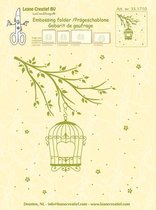 LeCrea - Embossing folder Birdcage 14.4x16 centimeter 35.1710