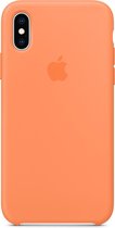 Apple Siliconen Backcover Hoesje voor iPhone Xs - Papaya Orange