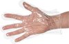 Plastic / Plastieken handschoenen wegwerp - HeroTouch - huishoudhandschoenen wegwerphandschoenen - doos 100 stuks - disposable food gloves plastiek handschoenen poedervrij - one size fits all ( small medium large xl ) doorzichtig