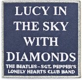 The Beatles Patch Lucy In The Sky With Diamonds Zwart