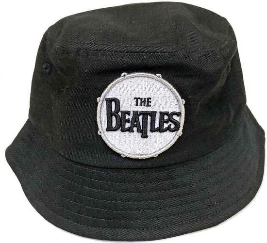 Chapeau Bob The Beatles / Chapeau de pêcheur Drum Logo Noir