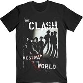 The Clash Heren Tshirt -L- Westway To The World Zwart