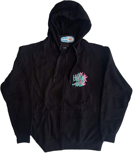 Blink182 Cardigan avec capuche -M- Double Six Arrow Smiley Noir bol