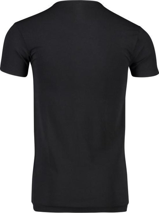 Alan Red V-hals shirt bamboe baltimora zwart - XXL