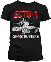 Ghostbusters Dames Tshirt -S- Ecto-1 Zwart