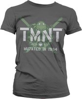 Teenage Mutant Ninja Turtles Dames Tshirt -XL- Mutated In 1984 Grijs
