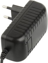 Prise UE de haute qualité AC 100-240V à 12V 2A DC Conseils d'adaptateur: 5,5 x 2,1 mm Longueur du câble: 1 m (noir)
