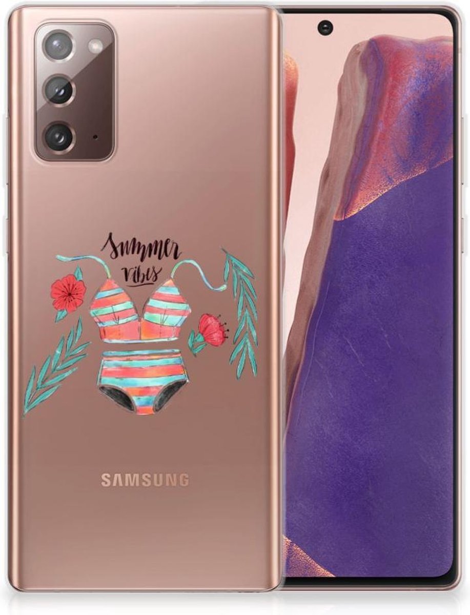 Samsung Note 20 Telefoonhoesje met Naam Boho Summer
