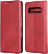 LG V60 ThinQ Portemonnee Stand Hoesje Rood