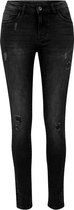 Urban Classics Skinny jeans -Taille, 26 inch- Ripped Denim Zwart