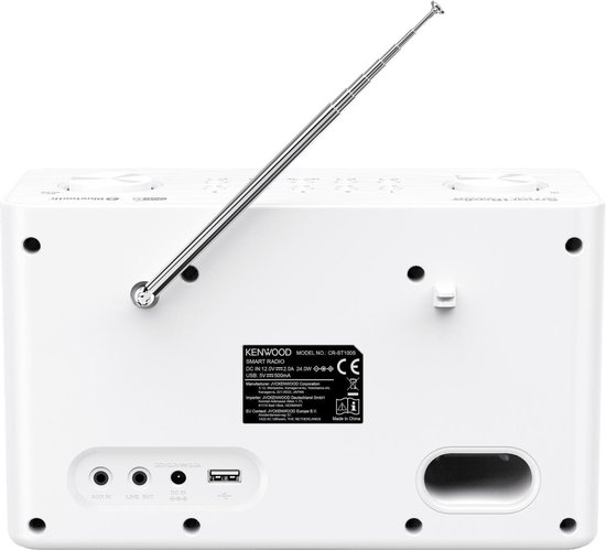 Kenwood CR-ST100S-W Radio portable Internet Blanc