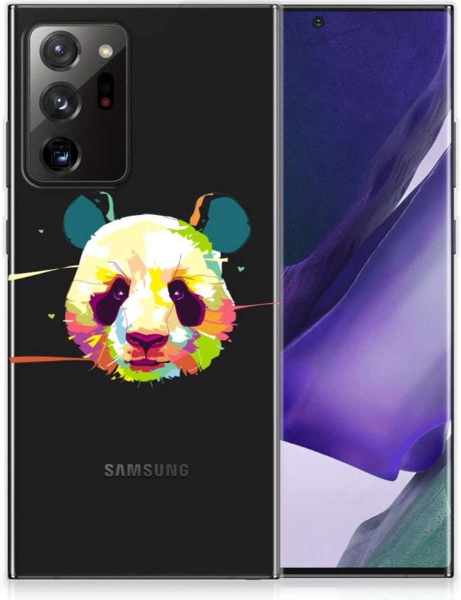 Samsung Galaxy Note20 Ultra Telefoonhoesje met Naam Panda Color