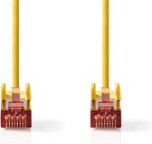Nedis S/FTP CAT6 Gigabit netwerkkabel / geel - LSZH - 2 meter
