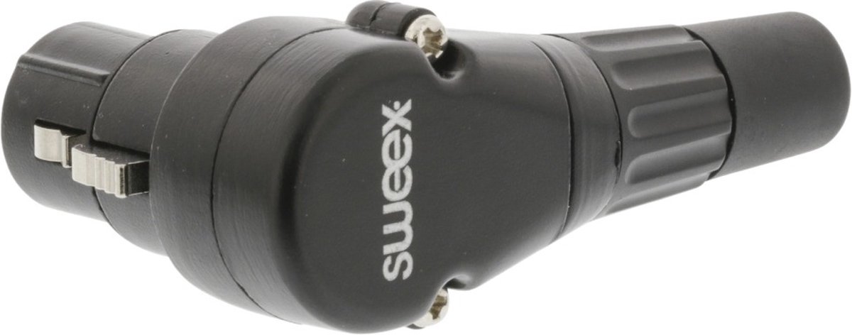 Sweex SWOP15903B Connector Xlr 3-pin Female Vernikkeld Zwart