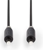 Nedis CABP25000AT10 Optische Audiokabel Toslink Male - Toslink Male 1,0 M Antraciet