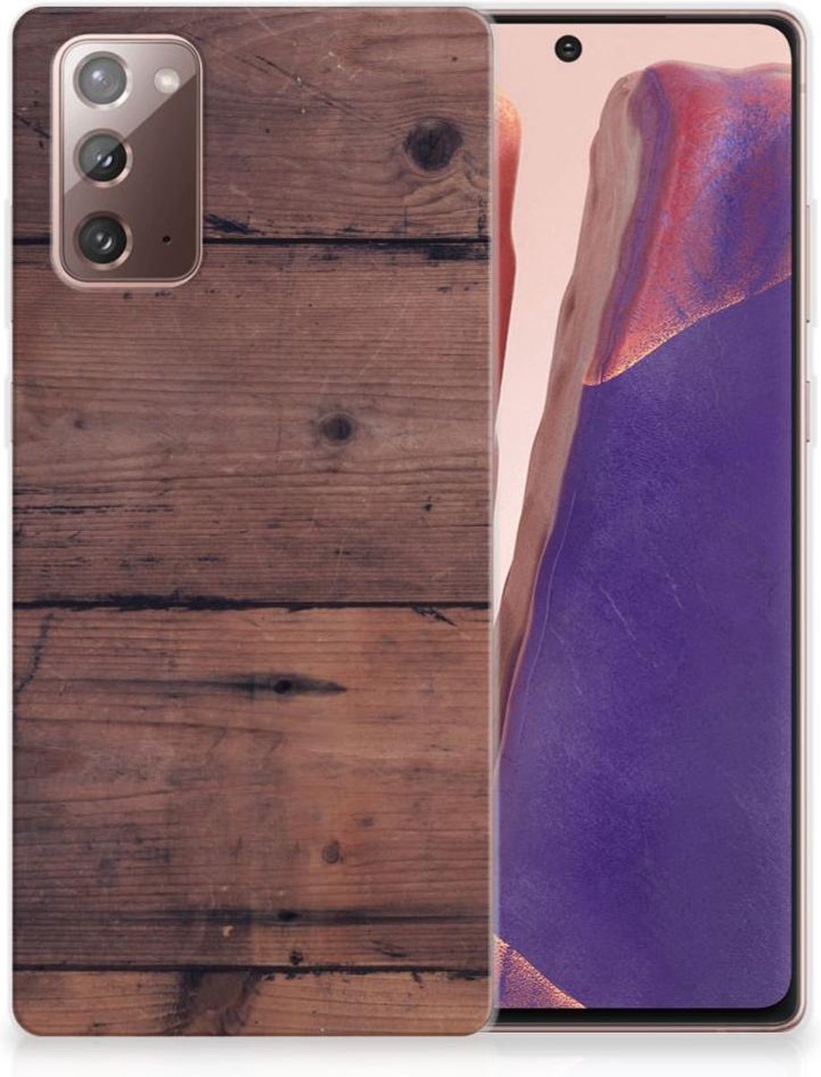 Samsung Note 20 Bumper Hoesje Old Wood