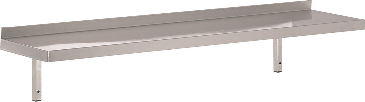 Professionele RVS Wandschap met console | 180 x 40cm | Combisteel | 7455.0695 | Horeca