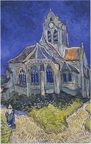 De kerk van Auvers sur Oise, Vincent van Gogh - Foto op Forex - 30 x 45 cm