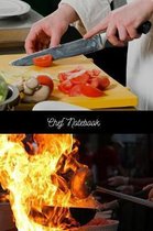Chef Notebook: Blank line journal with perfect paper size for chefs - multi purpose notebook, diary, scheduler, record book and logbo
