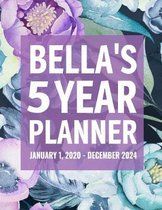 Bella's 5 Year Planner: January 1, 2020 - December 31, 2024, 262 Pages, Soft Matte Cover, 8.5 x 11