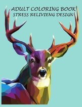 Adult coloring book stress relivieng design