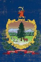 Vermont: Blank college ruled notebook/journal. Vermont design.