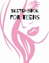 Sketchbook for teens: sketch draw scribble design a sketchbook for growing minds