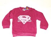 Supergirl sweater Mommy's Lil'Hero fuchsia 80