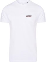 Subprime - Heren Tee SS Shirt Chest Logo White - Wit - Maat M