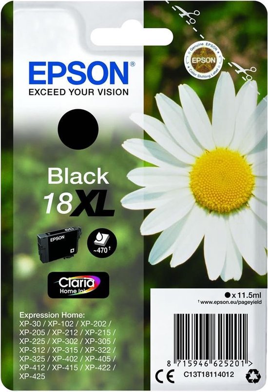 Epson 18XL - Inktcartridge / Zwart