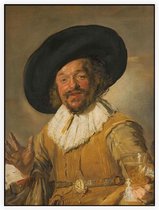 De vrolijke drinker, Frans Hals - Foto op Akoestisch paneel - 120 x 160 cm