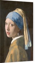 Meisje met de parel, Johannes Vermeer - Foto op Plexiglas - 40 x 60 cm