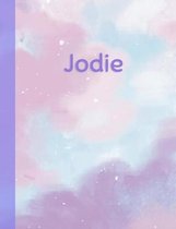 Jodie: Personalized Composition Notebook - College Ruled (Lined) Exercise Book for School Notes, Assignments, Homework, Essay