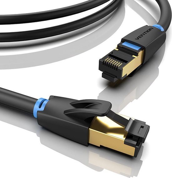 Vention Internet LAN kabel CAT 8 - SSTP Netwerkkabel CAT 8 - 40 GB/s & 2000  MHz - 15 meter | bol.com