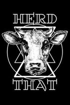 Herd That: Blank Cookbook Journal to Write in Recipes and Notes to Create Your Own Family Favorite Collected Culinary Recipes and