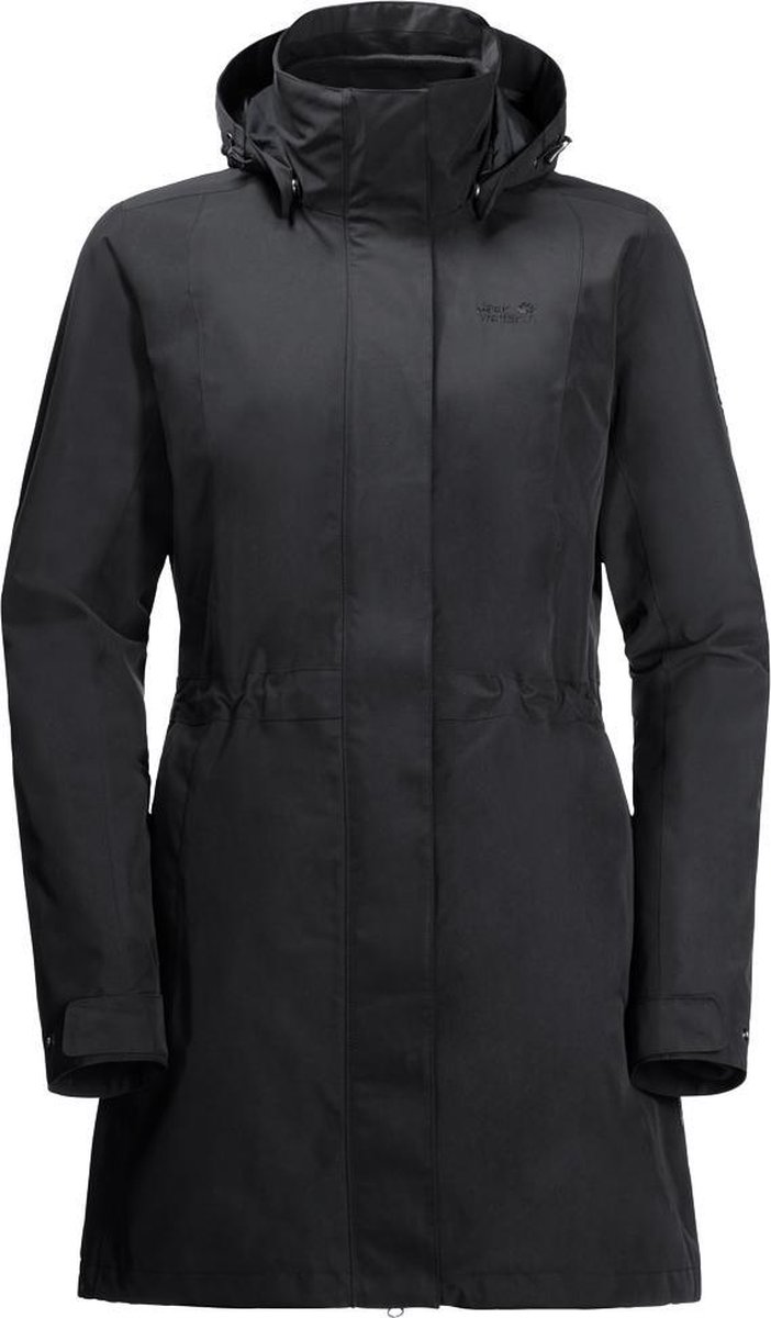 Jack Wolfskin Ottawa Outdoorjas Dames Zwart