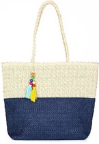 Strandtas Marine blauw