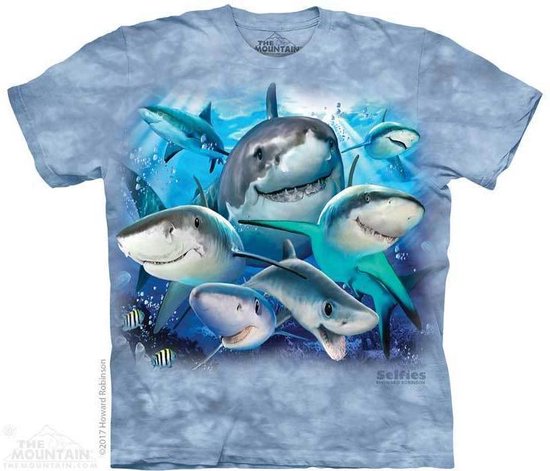 KIDS T-shirt Sharks Selfie L