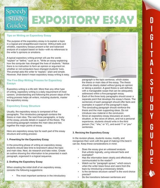 Expository Essay (Speedy Study Guides) - cover