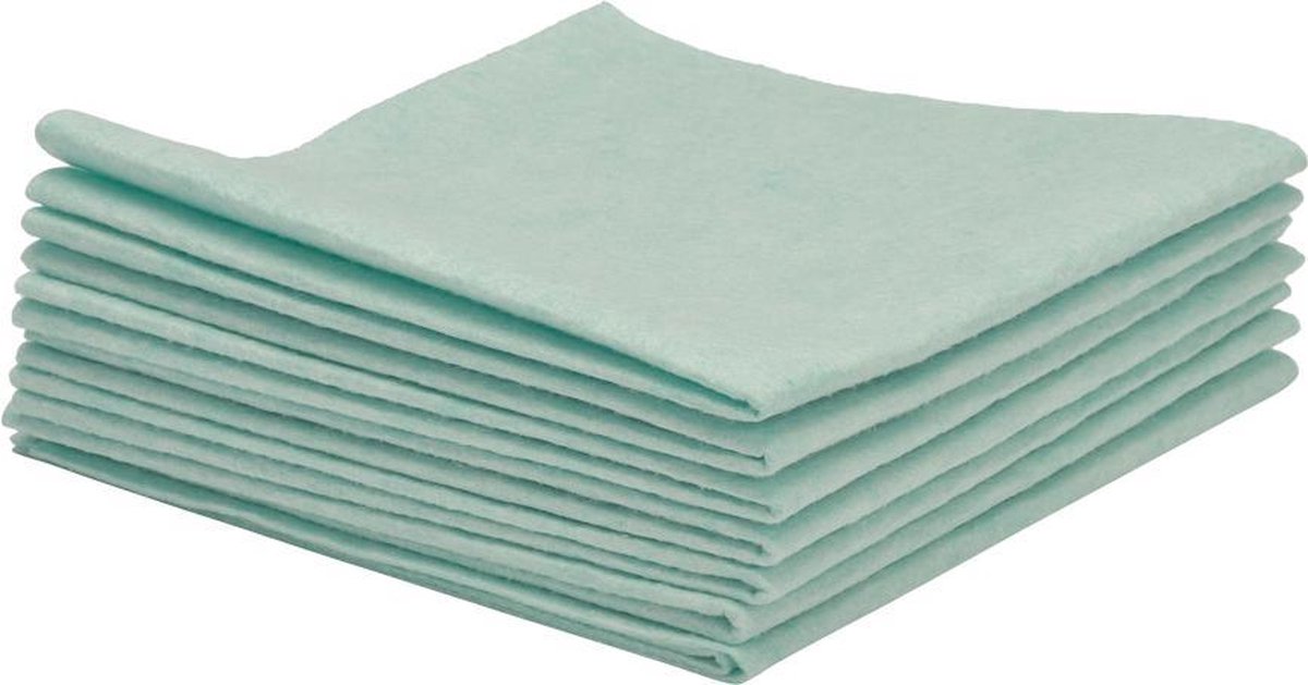 Goedkoopste Viscose Vaatdoek - 40 x 38cm - 10 Stuks - Groen